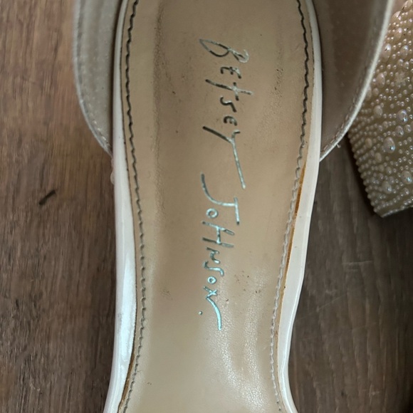Betsey Johnson Pearl Embellished Heels - Picture 5 of 6